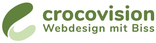 Logo crocovision - Webdesign Agentur mit Biss