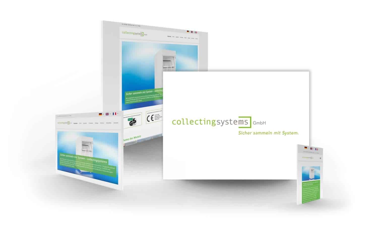 crocovision Webdesign Referenz collectingsystems GmbH