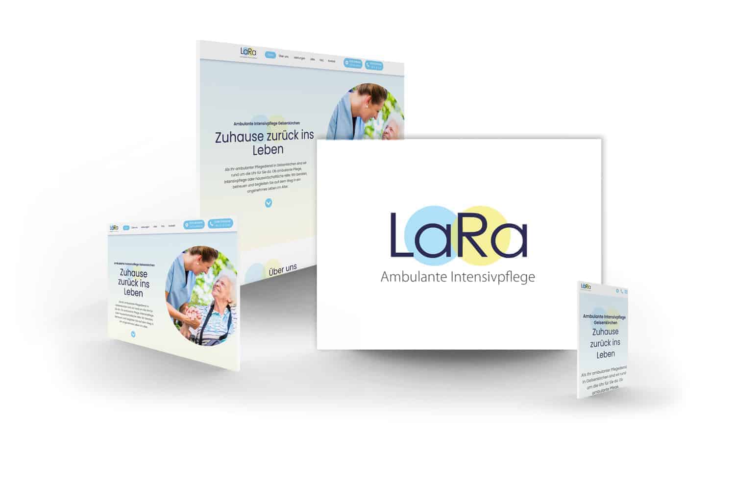 crocovision Webdesign Referenz LaRa Pflegedienst GmbH