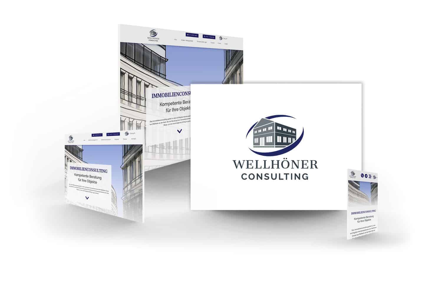 crocovision Webdesign Referenz Wellhöner Consulting GmbH & Co. KG